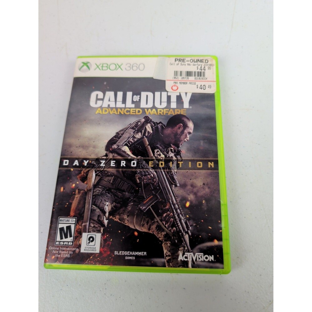 Activision Call of Duty: Advanced Warfare Day Zero Xbox 360 NTSC-U/C M 2014